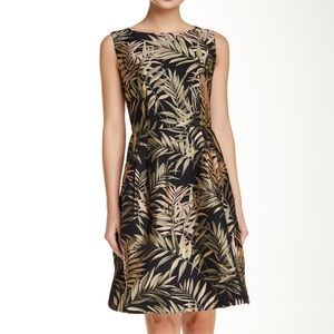 TED BAKER, Louryn Palm Jacquard Dress